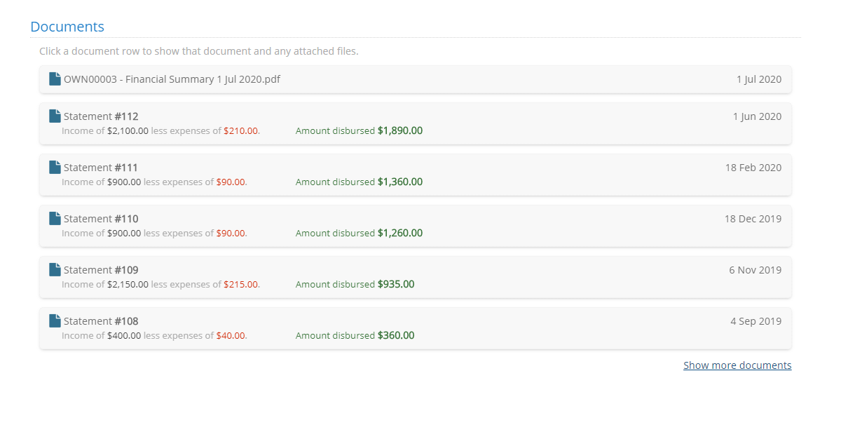 Screenshot – Documents